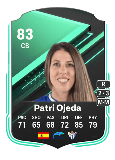 Patri Ojeda SQUAD FOUNDATIONS 83 OVR