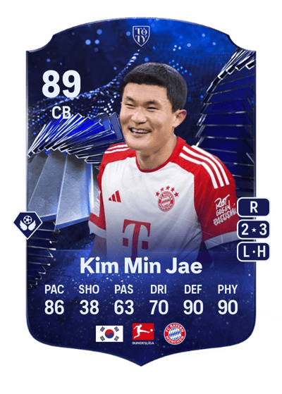 Kim Min Jae TOTY Honourable Mentions 89 OVR