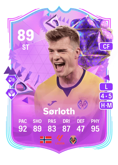 Alexander Sørloth Ultimate Birthday 89 OVR