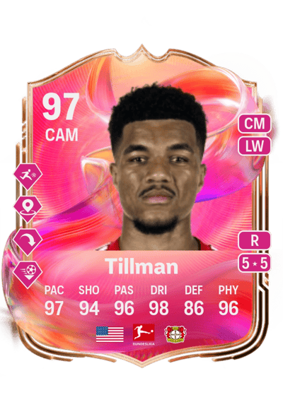 Malik Tillman FUTTIES 97 OVR