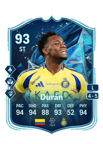 Jhon Durán TOTS Honourable Mentions 93 OVR