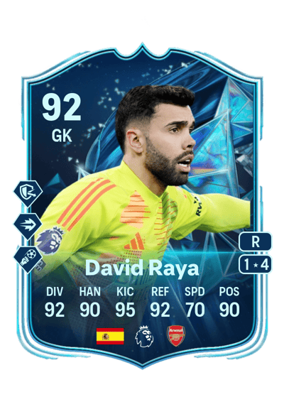 David Raya TOTS Honourable Mentions 92 OVR