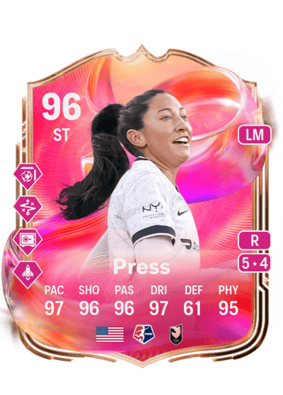 Christen Press FUTTIES 96 OVR