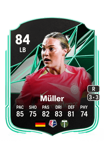 Marie Müller SQUAD FOUNDATIONS 84 OVR