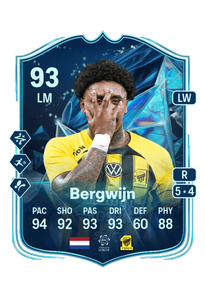 Steven Bergwijn TOTS Honourable Mentions 93 OVR