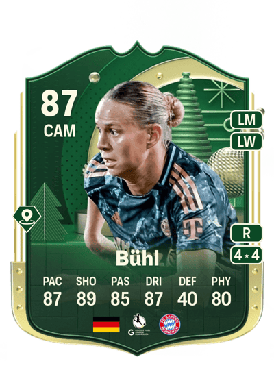 Klara Bühl Winter Wildcards 87 OVR