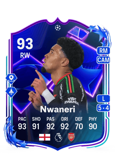 Ethan Nwaneri UCL Dreamchasers 93 OVR