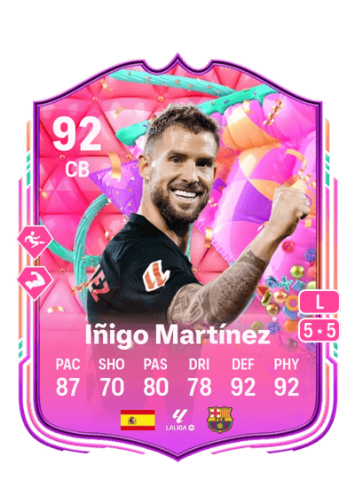 Iñigo Martínez FUT Birthday 92 OVR