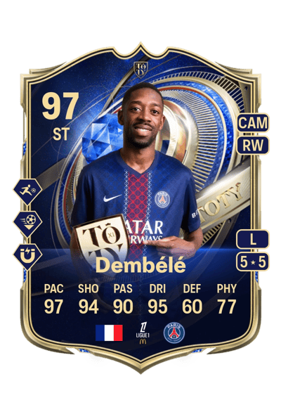 Ousmane Dembélé TEAM OF THE YEAR 97 OVR