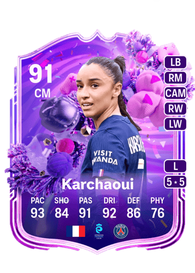 Sakina Karchaoui FUT Birthday 91 OVR