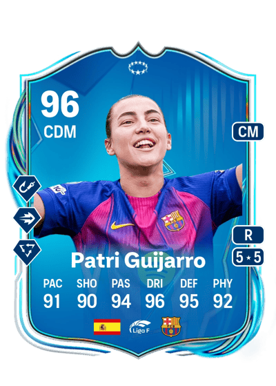 Patri Guijarro UEFA Women's Champions League Road to the Final 96 OVR