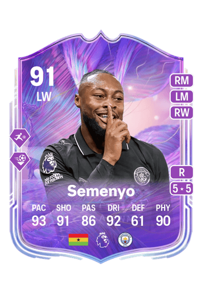 Antoine Semenyo Fantasy UT 91 OVR