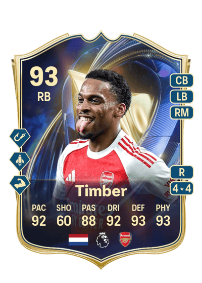 Jurriën Timber Team of the Season 93 OVR