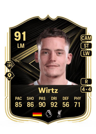 Florian Wirtz Team of the Week 91 OVR