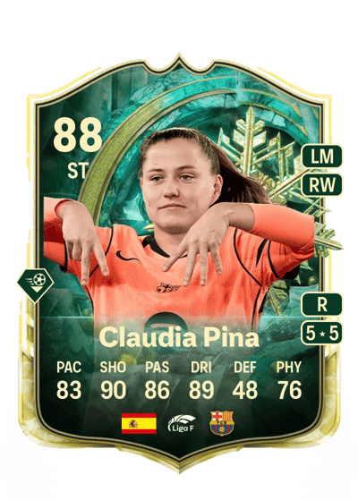 Claudia Pina Winter Wildcards 88 OVR