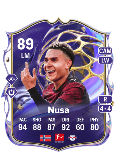 Antonio Nusa Future Stars 89 OVR