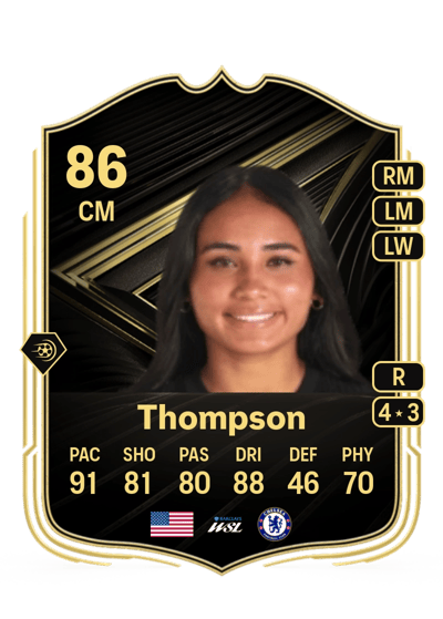 Alyssa Thompson Team of the Week 86 OVR