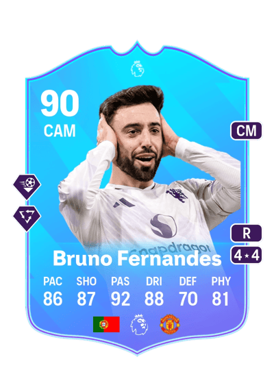 Bruno Fernandes POTM Premier League 90 OVR