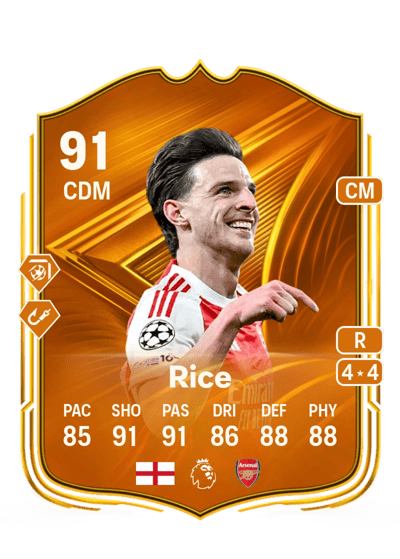 Declan Rice Star Performer 91 OVR