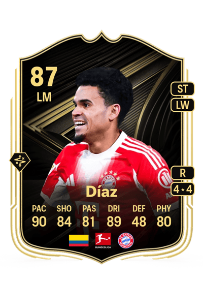 Luis Díaz Team of the Week 87 OVR