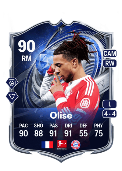 Michael Olise TOTY Honourable Mentions 90 OVR