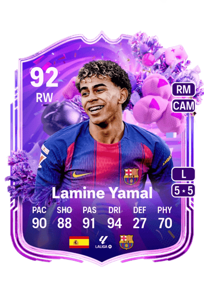 Lamine Yamal FUT Birthday 92 OVR