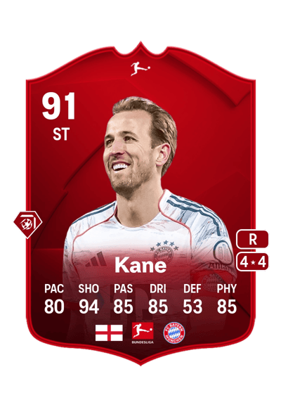 Harry Kane POTM Bundesliga 91 OVR