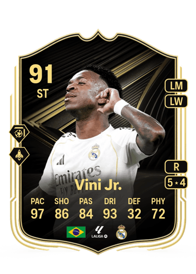 Vini Jr. Team of the Week 91 OVR