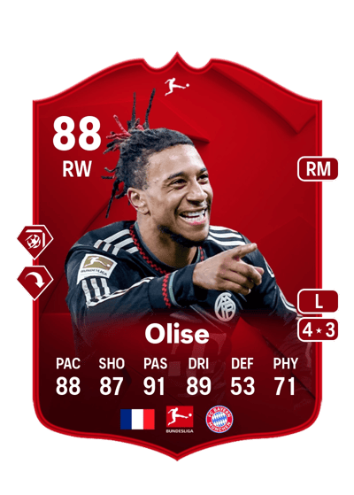 Michael Olise POTM Bundesliga 88 OVR