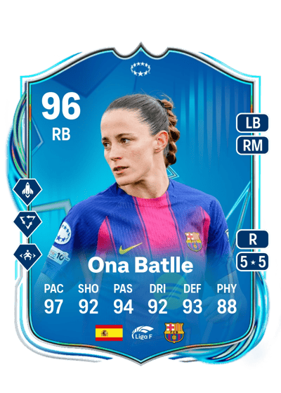 Ona Batlle UEFA Women's Champions League Road to the Final 96 OVR