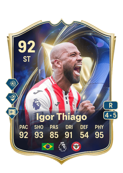 Igor Thiago Team of the Season 92 OVR