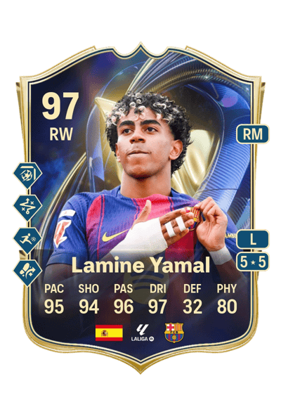 Lamine Yamal Team of the Season 97 OVR
