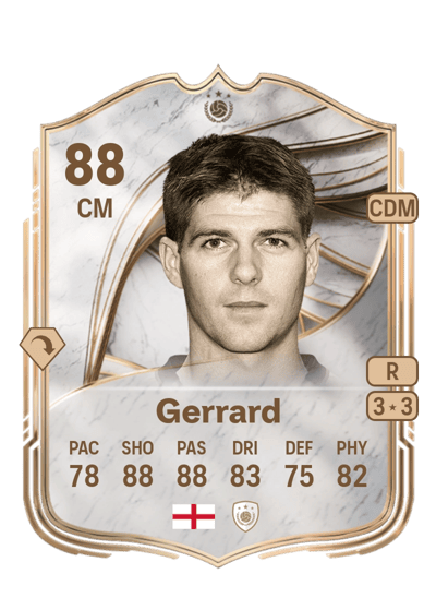 Steven Gerrard Icon 88 OVR