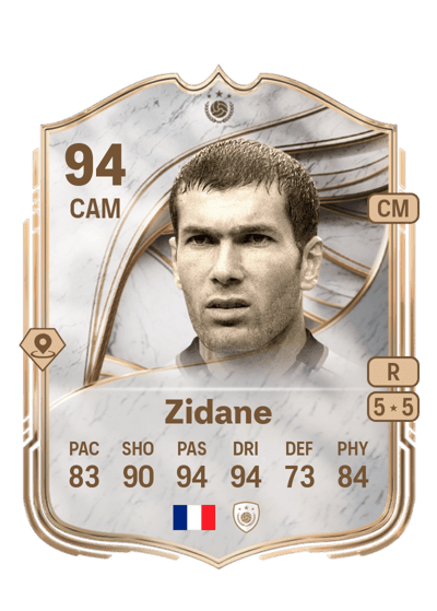 Zinedine Zidane Icon 94 OVR