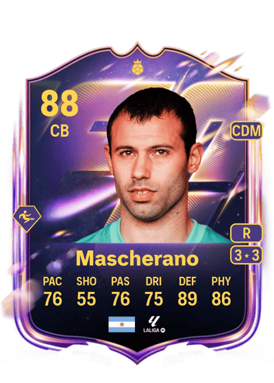 Javier Mascherano UT Heroes 88 OVR