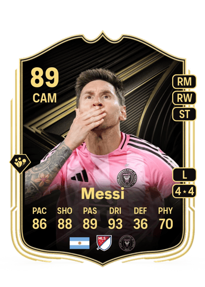 Lionel Messi Team of the Week 89 OVR