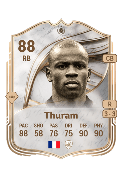Lilian Thuram Icon 88 OVR