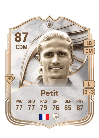 Emmanuel Petit Icon 87 OVR