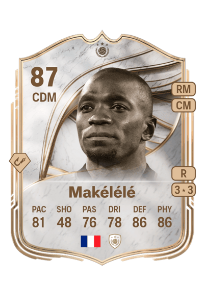 Claude Makélélé Icon 87 OVR