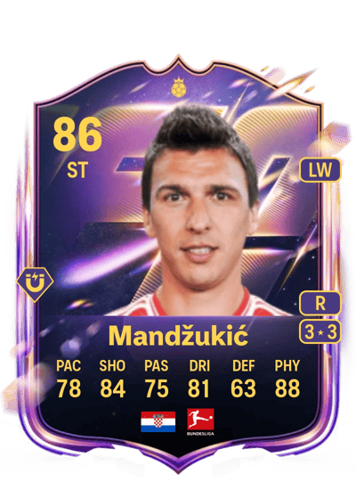 Mario Mandžukić UT Heroes 86 OVR