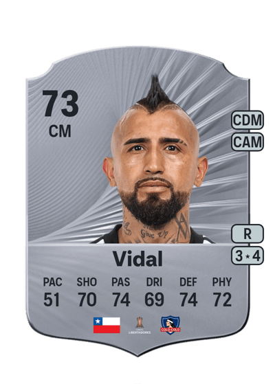Arturo Vidal Rare 73 OVR