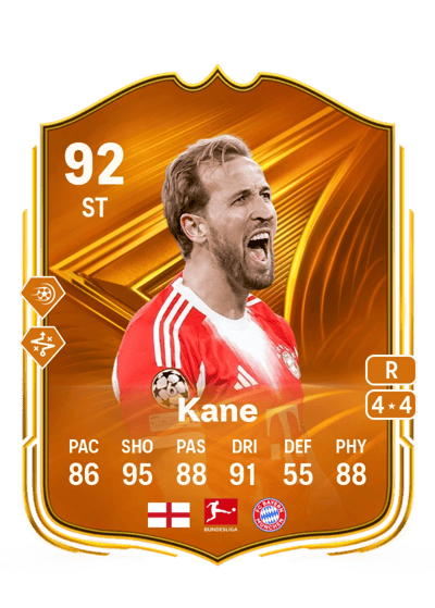 Harry Kane Star Performer 92 OVR