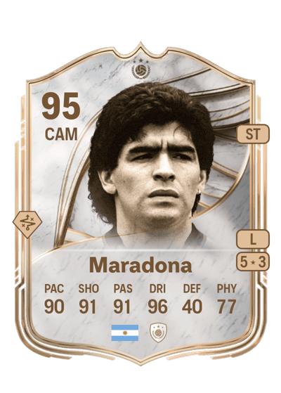 Diego Armando Maradona Icon 95 OVR