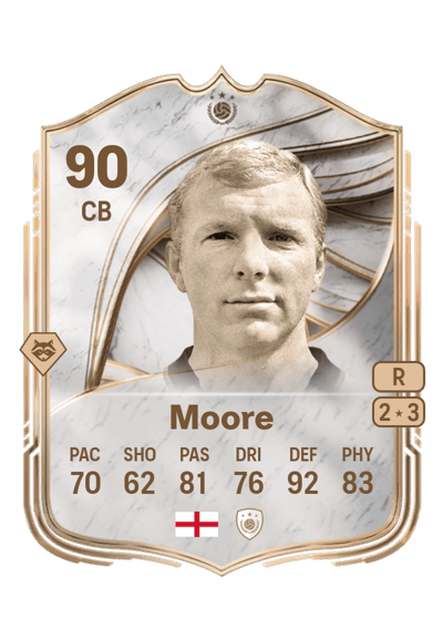Bobby Moore Icon 90 OVR