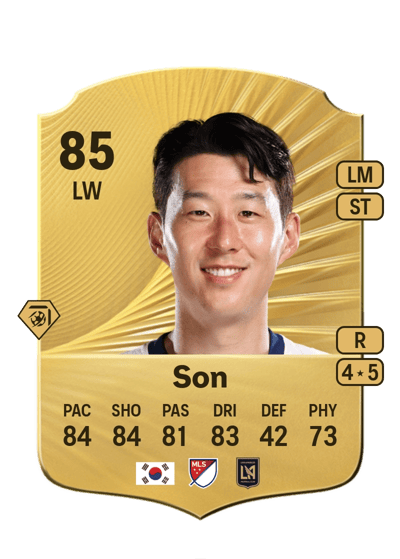 Heung Min Son Rare 85 OVR