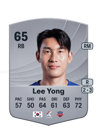 Lee Yong Common 65 OVR