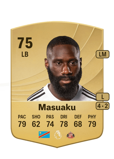 Arthur Masuaku Common 75 OVR