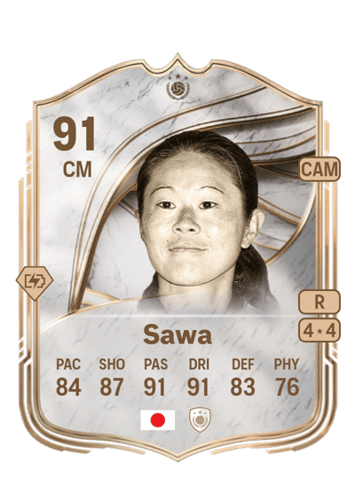 Homare Sawa Icon 91 OVR