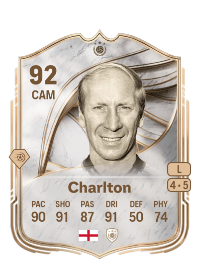 Bobby Charlton Icon 92 OVR