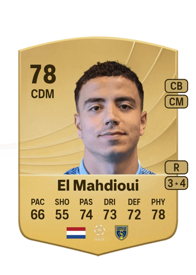 Aschraf El Mahdioui Common 78 OVR